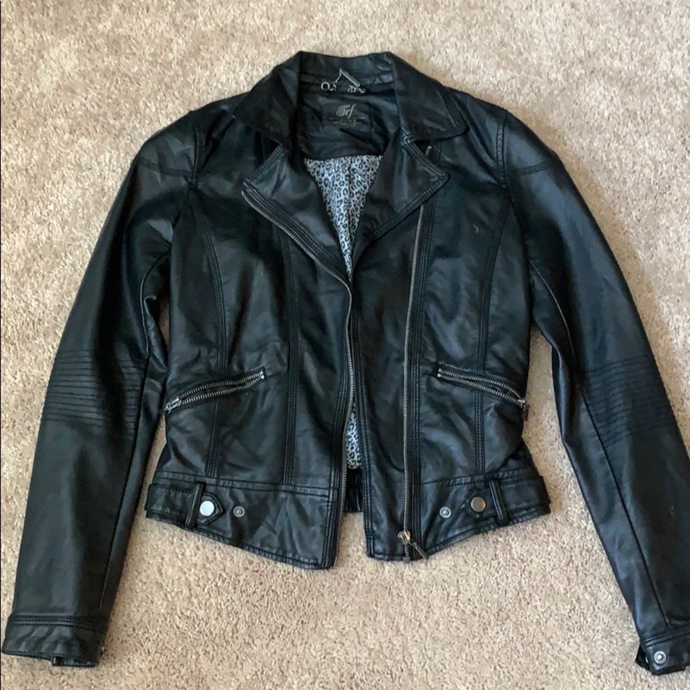 Zara faux leather jacket, size XS